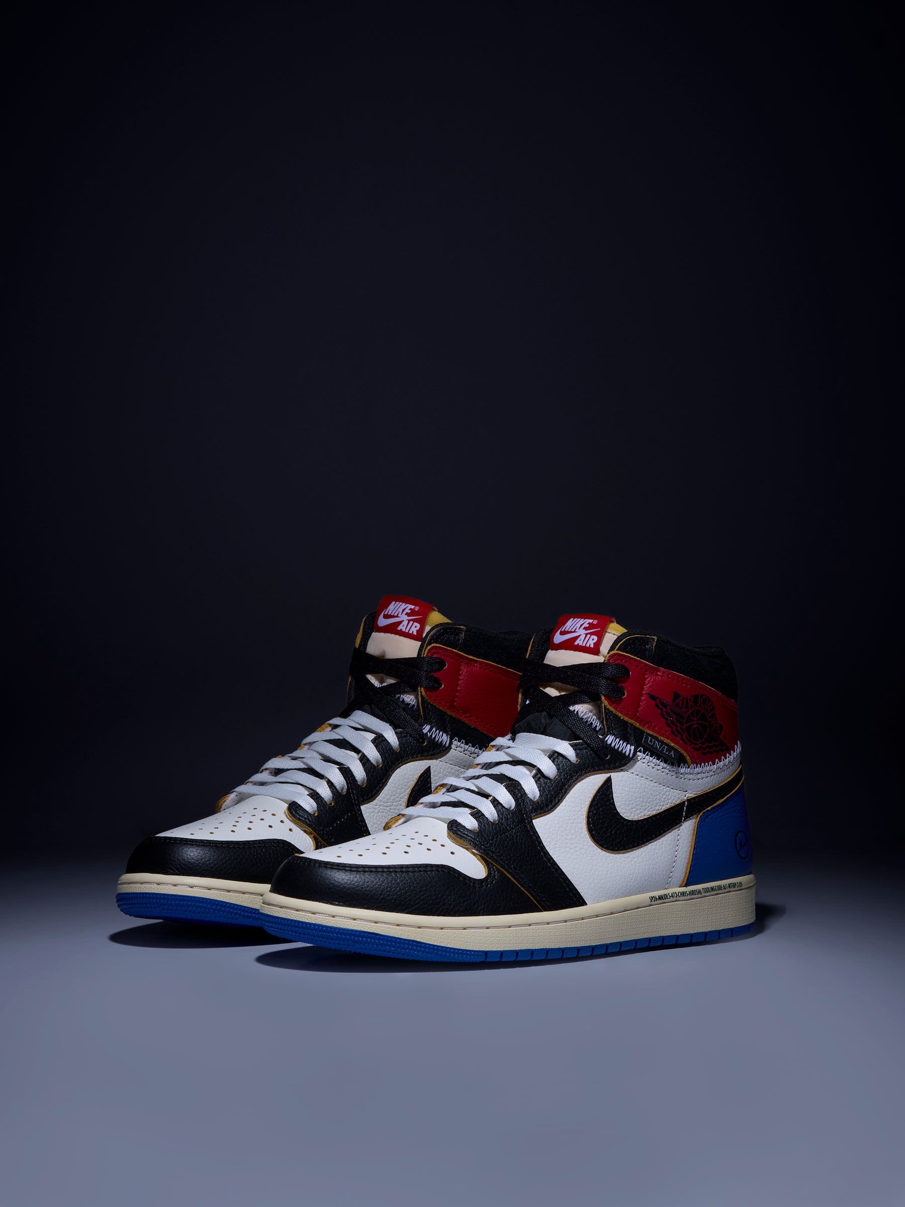 Union x Fragment x Jordan 1 Varsity Red